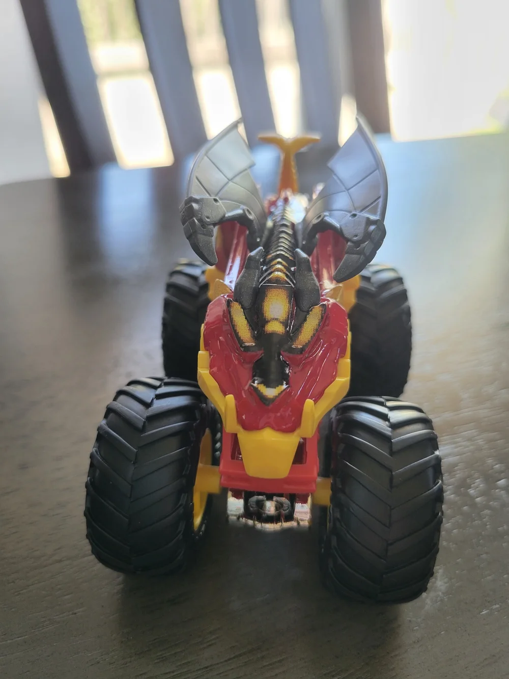 Red and Yellow Monster Truck Kids Toy with Wings